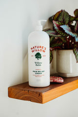 Nature's Willow Willow Balm non-greasy, fast-absorbing texture for quick relief.