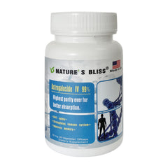 Nature'sbliss Astragalus IV 50mg capsules on bottle front for potential absorption benefits.