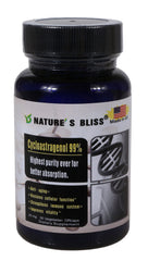Nature'sbliss Cycloastragenol bottle front, premium packaging for daily wellness.
