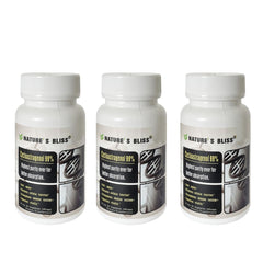 Nature'sbliss telomere supplements bottle front emphasizes USA-made quality