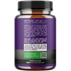 Natures Craft organic root powder view highlights adaptogen power for mood balance