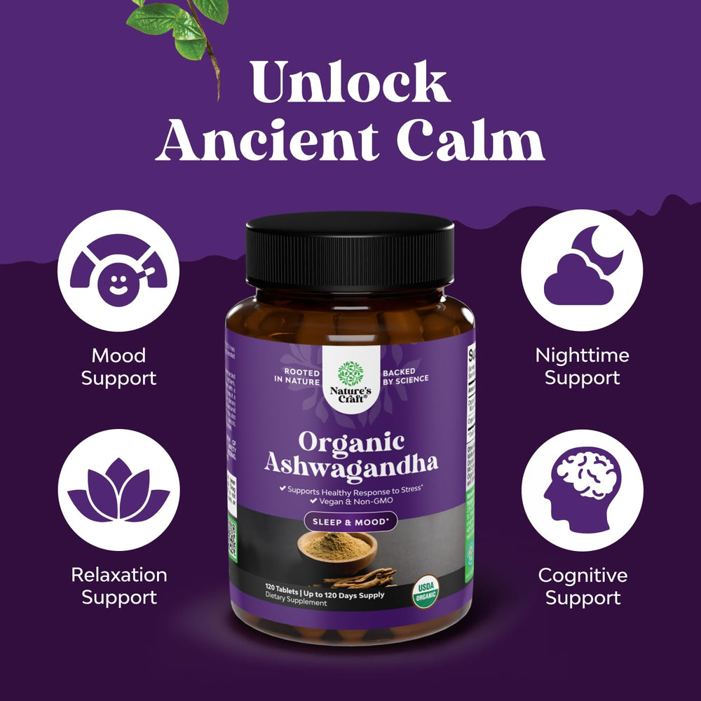 Natures Craft tablets shown for regular use and long-term mood support