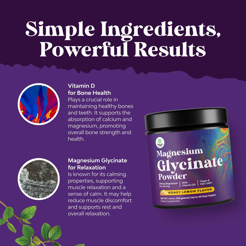 Lab-tested clean-label promise from Natures Craft magnesium glycinate