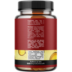 Natures Craft softgels in hand for easy burpless daily intake.