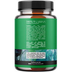 Nature's Craft Ox Bile Salts capsules aid fatty-meal digestion.