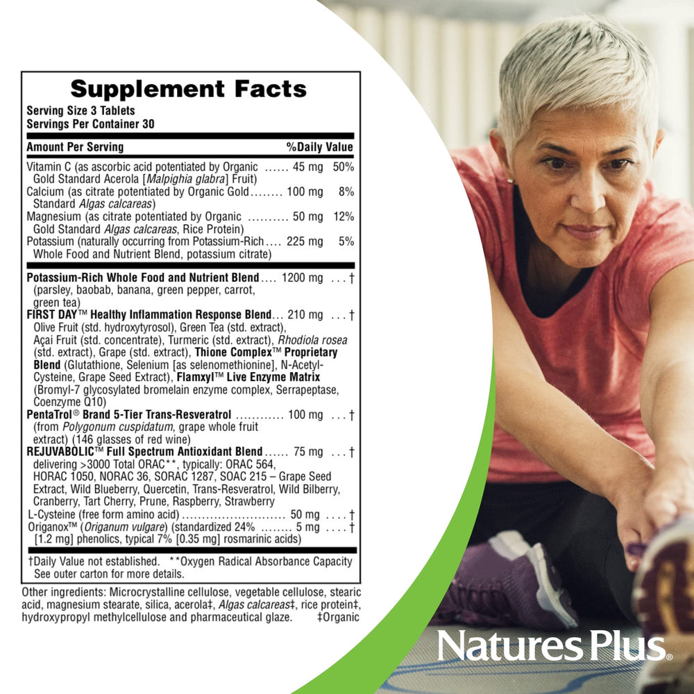 NaturesPlus AgeLoss ingredients blend featuring whole foods and botanicals