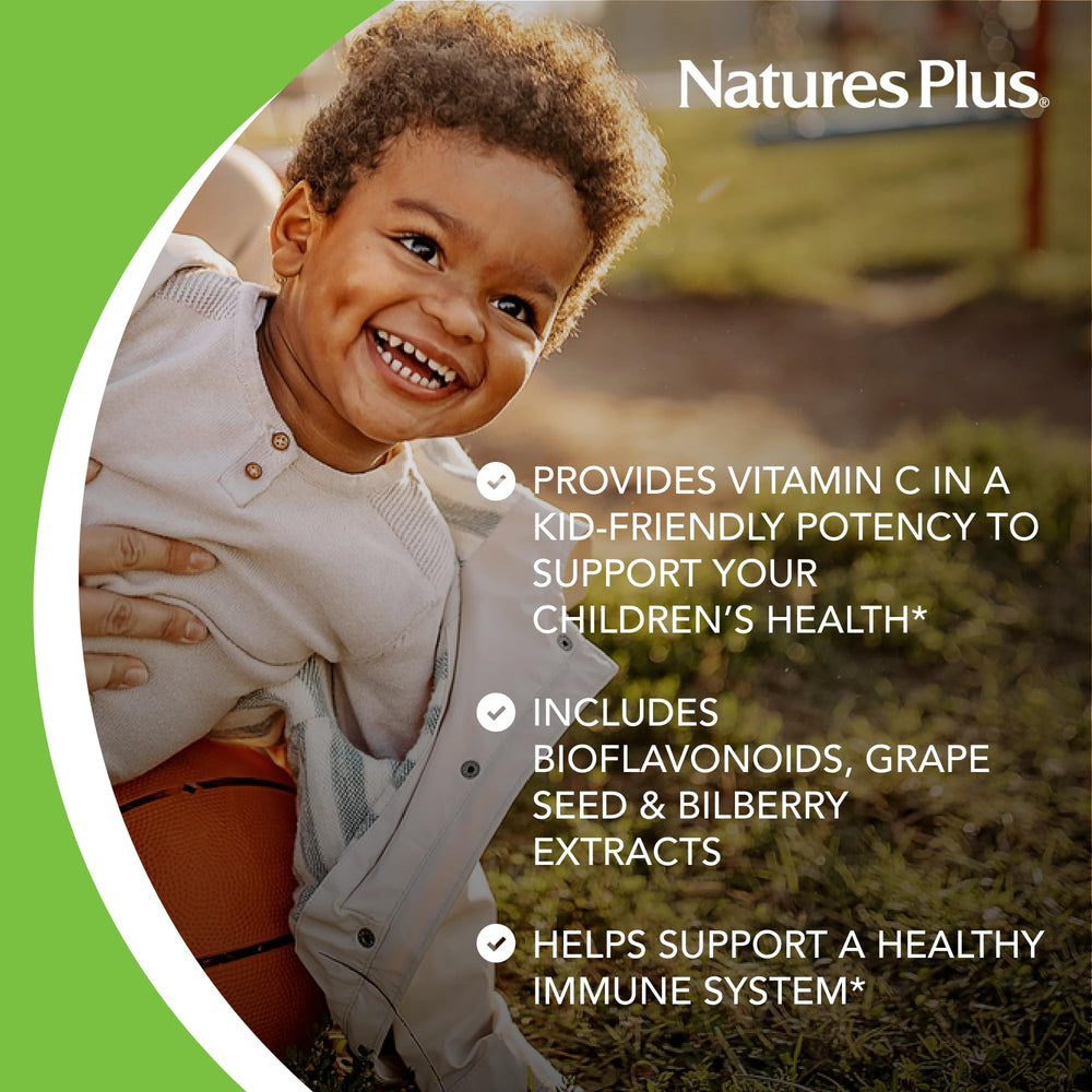 NaturesPlus Animal Parade bottle showing 90 tablets per bottle.