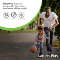 NaturesPlus Animal Parade animal-shaped tablets designed for playful dosing.
