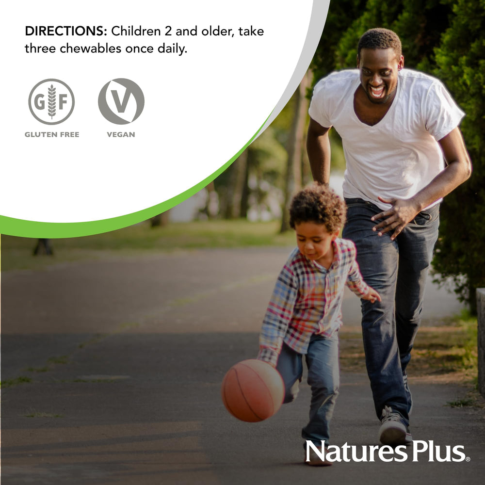 NaturesPlus Animal Parade Calcium pack of two offers 90 servings.