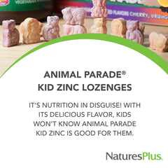 NaturesPlus KidZinc Tangerine flavor makes zinc easy for children.