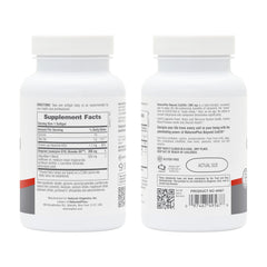NaturesPlus Beyond CoQ10 gluten-free badge on the product label.