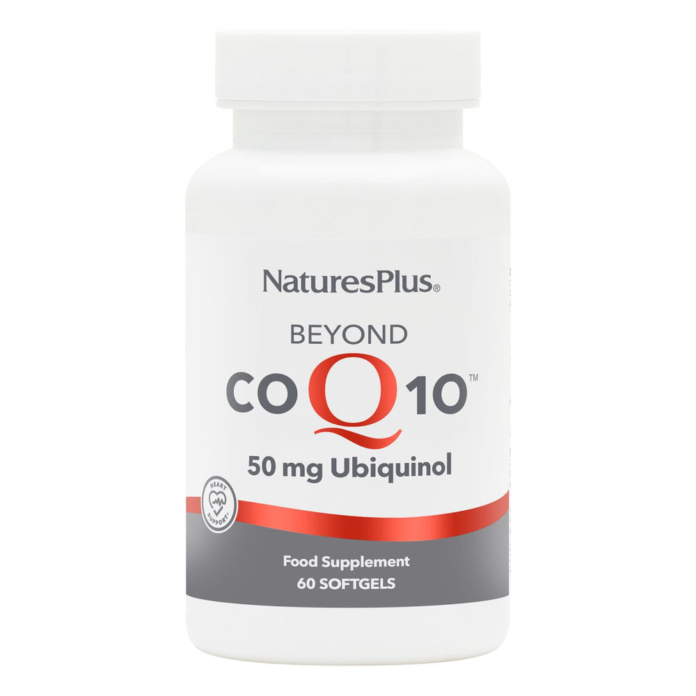NaturesPlus Beyond CoQ10 softgels bottle showing energy-supporting formula