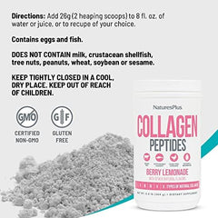 NaturesPlus Collagen Peptides Berry Lemonade daily routine — convenient wellness addition.