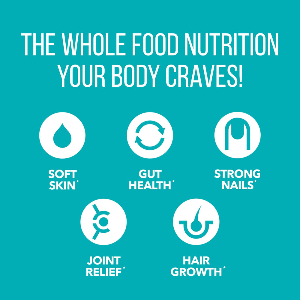 Serving scoop for easy daily portions of NaturesPlus Collagen Peptides.