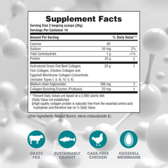 Scoop included with NaturesPlus Collagen Peptides Vanilla for easy daily use