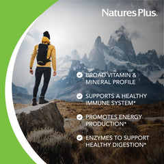 NaturesPlus Fruitein Exotic Red Fruit Shake bottle label highlighting vitamins and protein