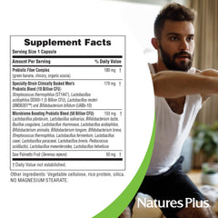 Nature's Plus GI Natural Probiotic Men usage guide for daily routine