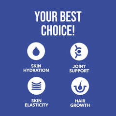 NaturesPlus Marine Collagen Peptides dissolving in a drink for convenient daily use.