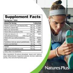 NaturesPlus Mega B-150 gluten-free vegetarian formula suitable for sensitive diets