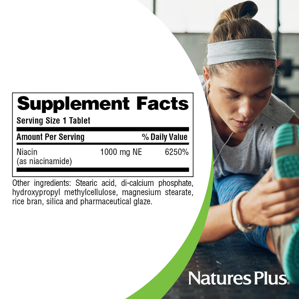 NaturesPlus Niacinamide packaging variant indicates consistent quality