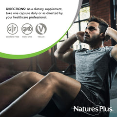 NaturesPlus PRO Longvida science graphic illustrates the solid lipid curcumin delivery system.