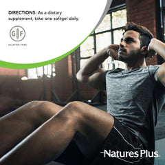 NaturesPlus PRO ThymoQuin bottle with cap ready for daily use and dose