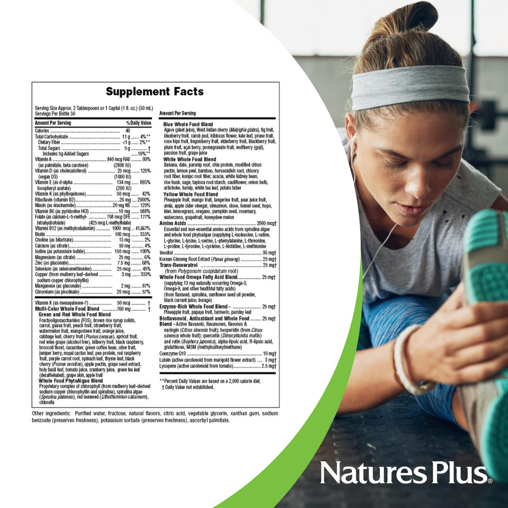 Tropical flavor profile of NaturesPlus Source of Life GOLD enhances daily routine.