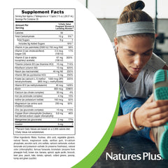 NaturesPlus Prenatal Liquid tropical flavor visual indicates enjoyable daily supplementation.