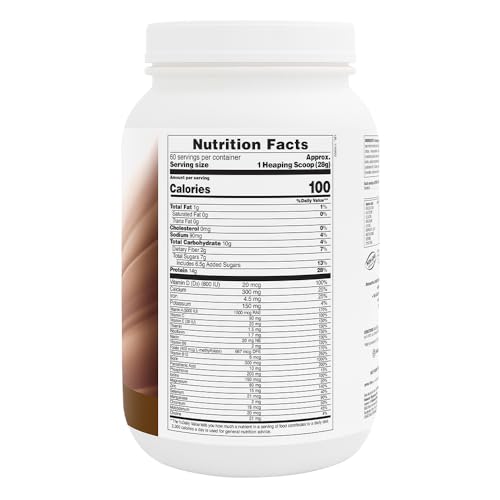NaturesPlus SpirU-Tein shake in a glass after mixing, ready to enjoy.