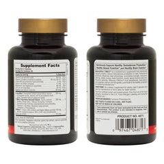 NaturesPlus T-Male vegetarian capsules show the compact, easy-to-take form for everyday wellness