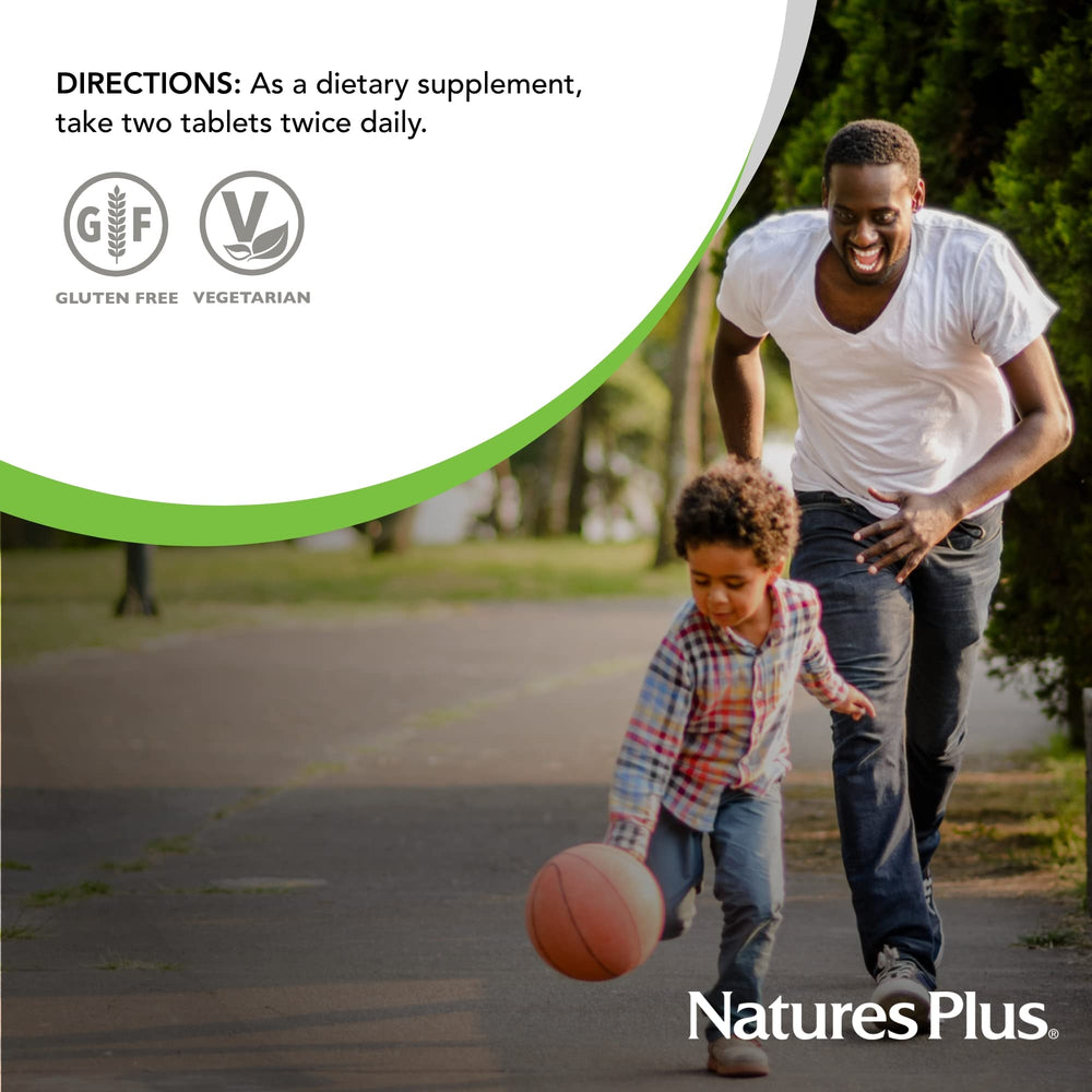 Serving size info for NaturesPlus Ultra Cranberry 1000 tablets.