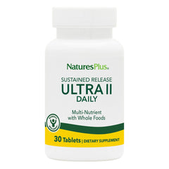 NaturesPlus Ultra II Daily bottle front showing full nutrient lineup for daily wellness