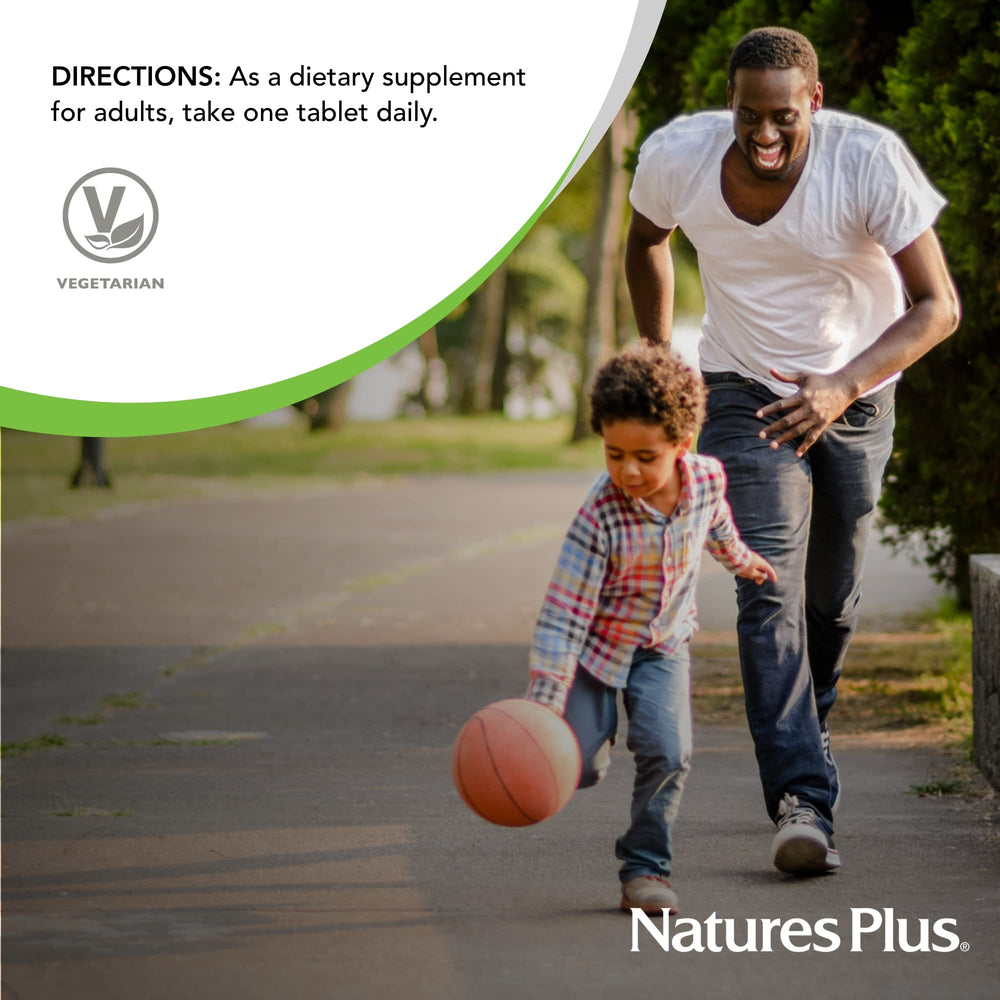 NaturesPlus Ultra II Daily bottle spine detail highlighting design quality