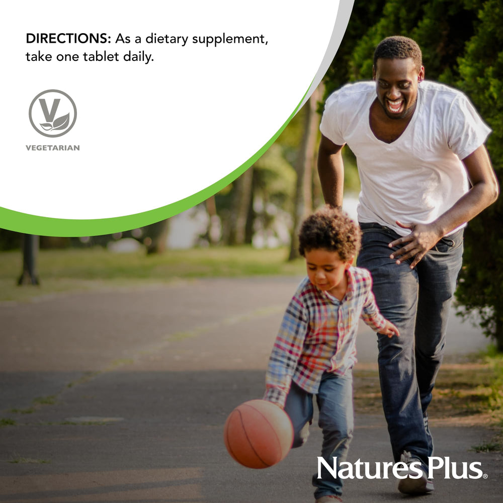 NaturesPlus Ultra II Daily capsule close-up highlighting whole foods ingredients.