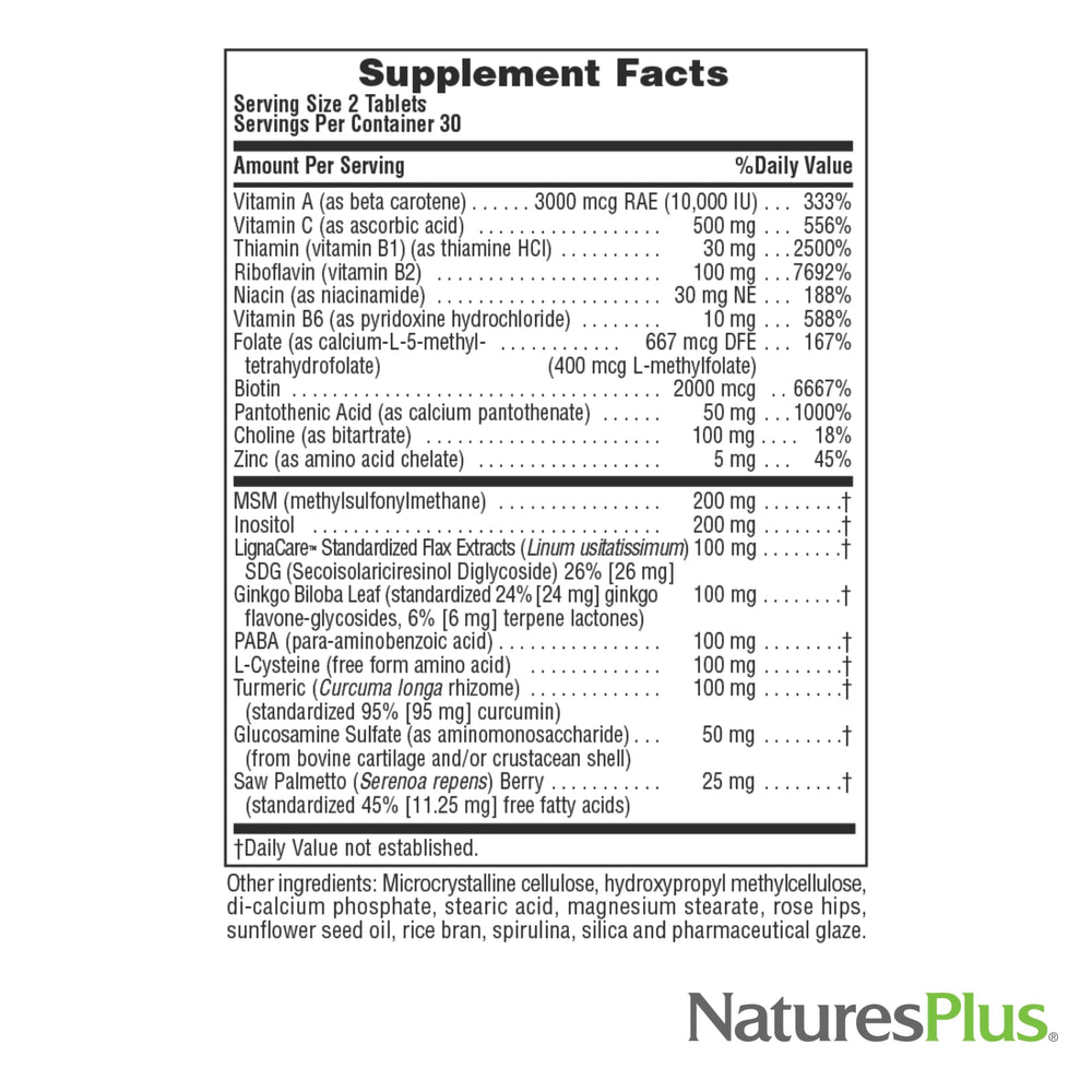 NaturesPlus Women’s Ultra Hair Plus in use for daily wellness routine.