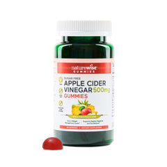 NatureWise Apple Cider Vinegar Gummies bottle displaying 180-count box for daily use.