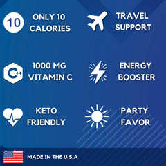 NatureWorks HydroMATE nutrition label close-up highlights electrolytes and sugar content.