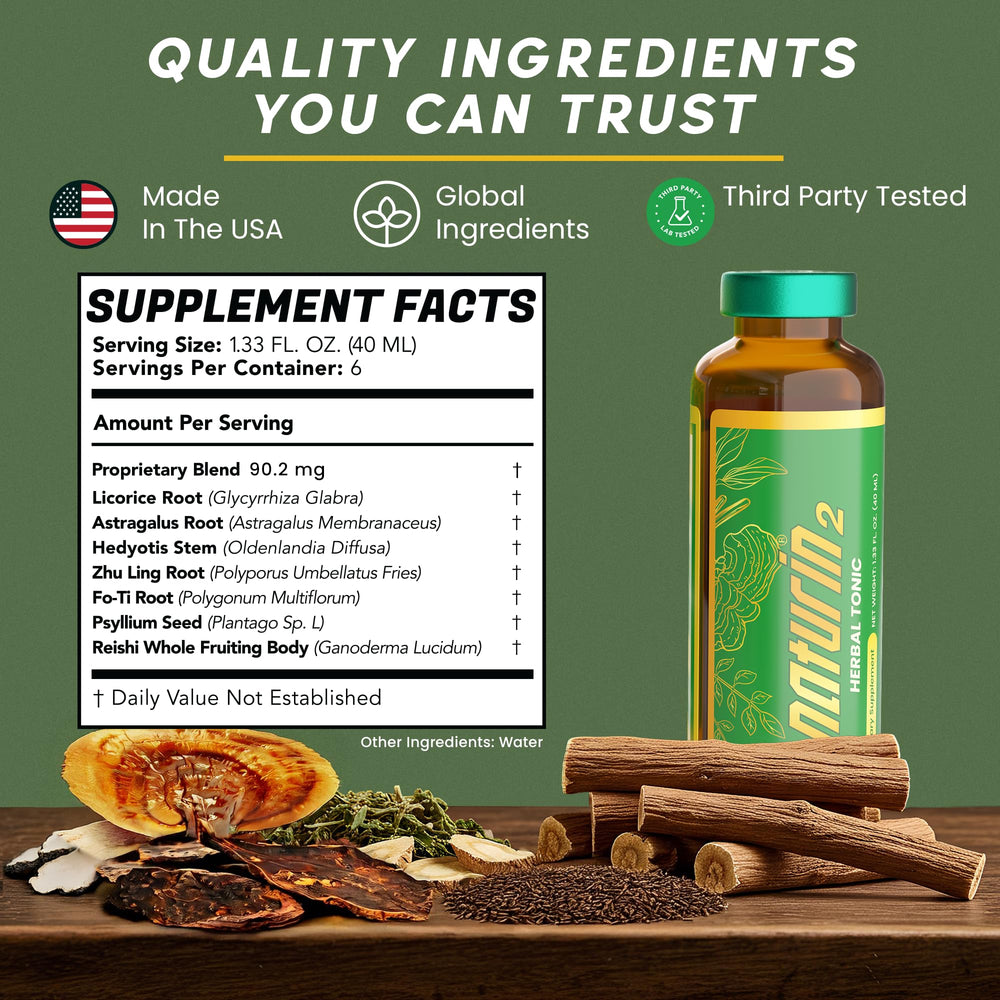 Naturin2 astragalus root display indicating immune support potential.