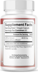 Naturonel saffron packaging on shelf communicates premium, naturally derived ingredients.