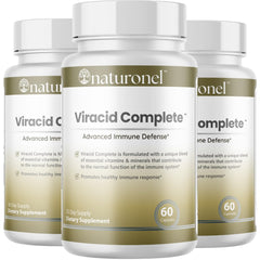 Naturonel Viracid Complete capsules in bottle for daily immune support