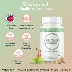 Naturonel Women's Balance capsules arranged for a simple daily routine.