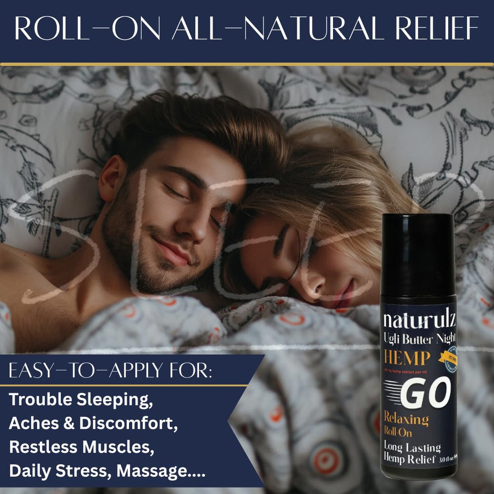 Naturulz Ugli Butter Passionflower soothing blend promoting peaceful wind-down.