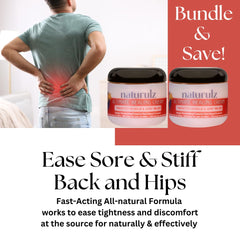 Naturulz Ultimate Healing Cream 2-pack bottle 2 supports on-the-go care.