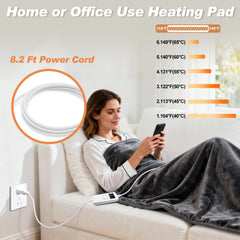 NautDuty wearable zippered heating pad for hands-free comfort at home.