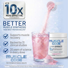 NAUTILUS Muscle Code amino scoop emphasizes precise serving for efficient intake