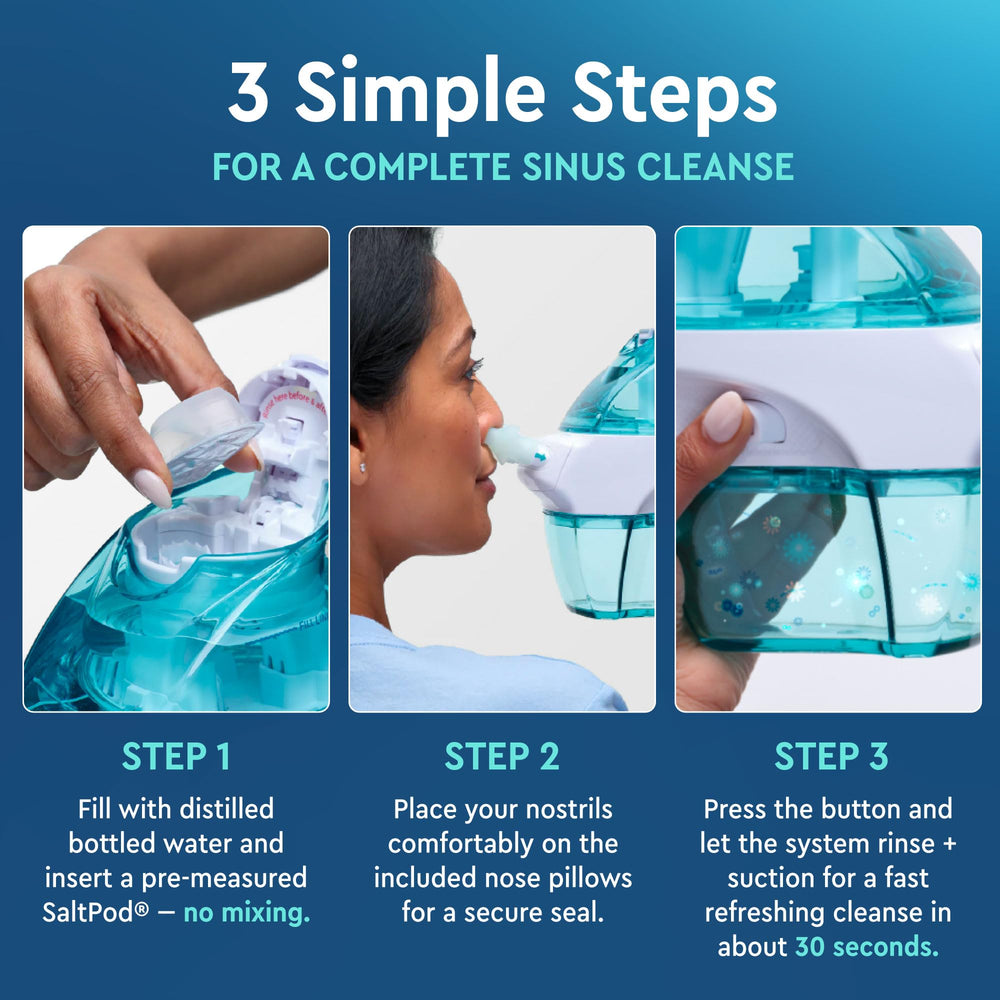 Naväge batteries powering the nasal care system for reliable use
