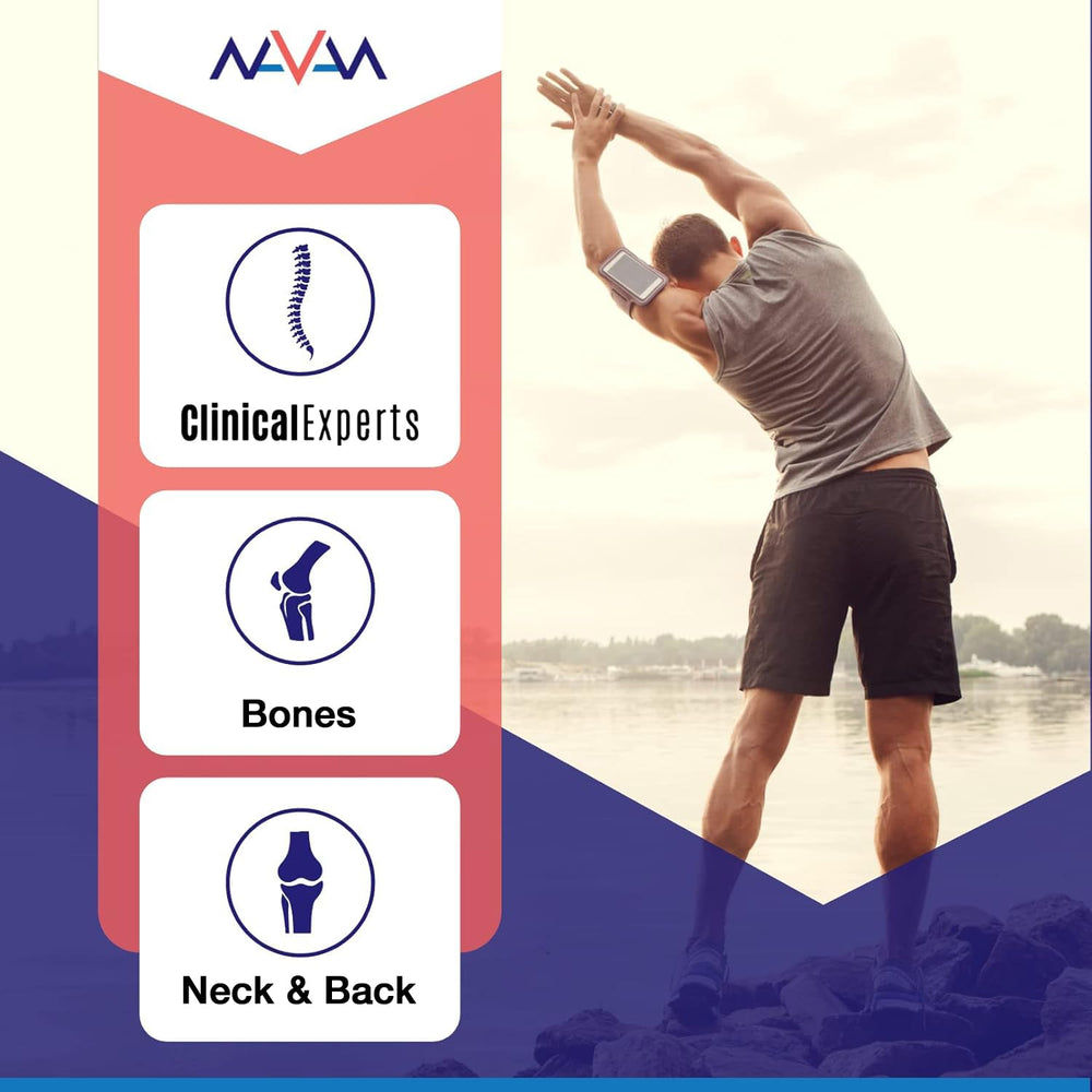 Navan Spine and Disc Osteo neck blend display targets cervical support and flexibility.