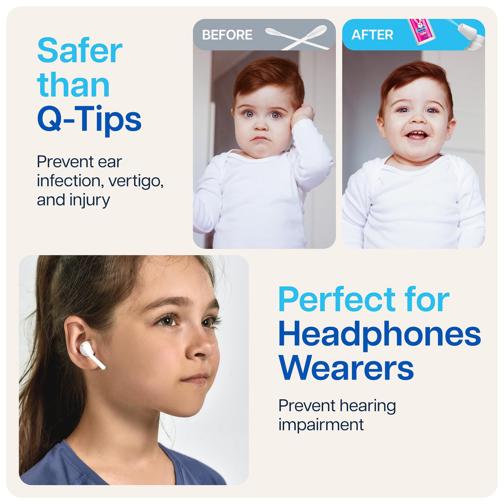 Naveh Pharma CleanEars Baby with spearmint ingredient offers refreshing scent.