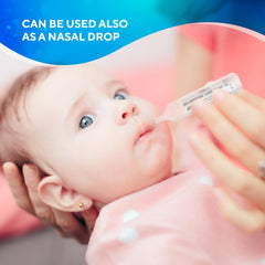 Clinical testing seal signaling baby-safe sterile saline solution