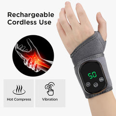 Naxir Hand Revive Massager heat levels display showing customizable warmth